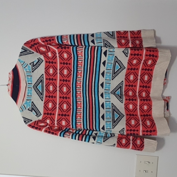 Pink Owl Apparel Navajo Knitted Multicolor Cardigan - Picture 8 of 8
